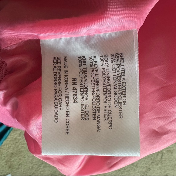 Members Only Pink Racer Jacket - Picture 6 of 9
